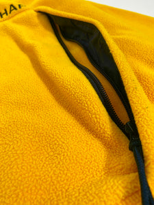 Vintage 1990’s Yellow Chaps Ralph Lauren Hooded Pullover Fleece Sz. XL