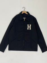 Ebbets Field Flannels "Forbes Field" Black Zip-Up Groundskeeper Jacket Sz. XL