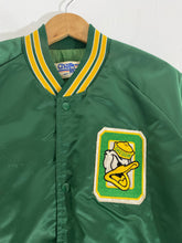 Vintage 1990’s Oregon Ducks CHALK LINE Satin Jacket Sz. XL