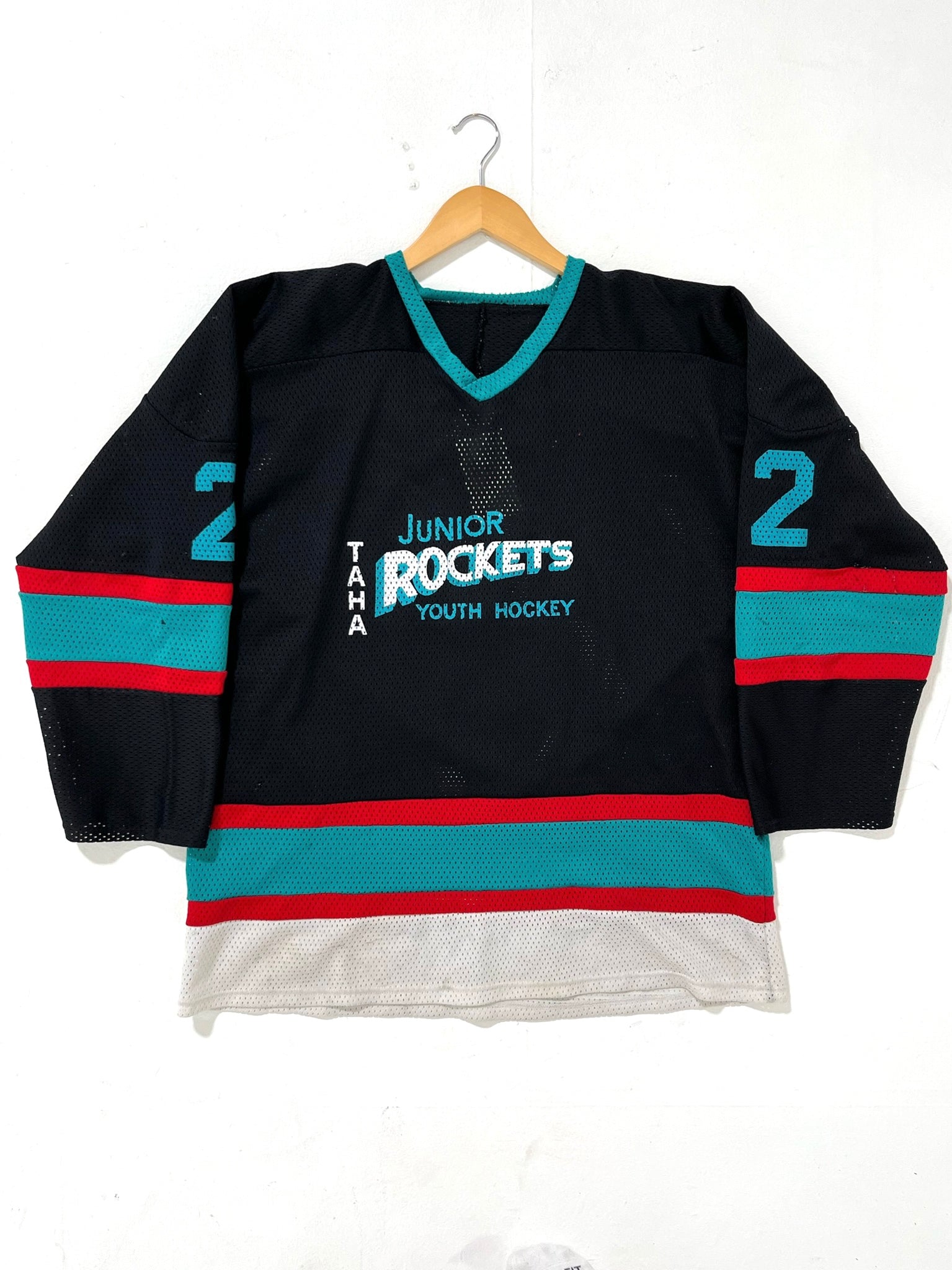 Vintage Tacoma Junior Rockets Hockey Jersey Sz. L
