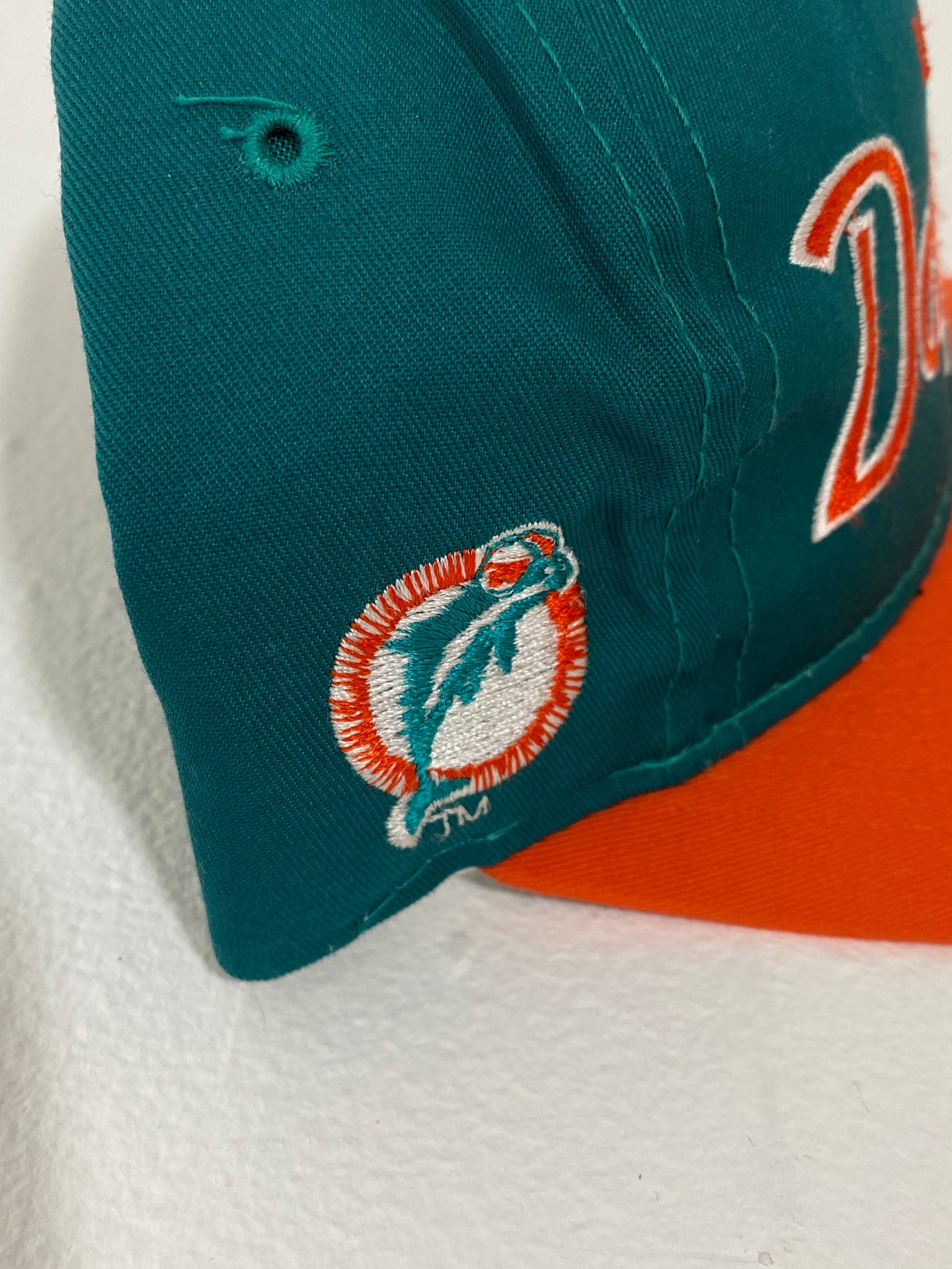 Dolphins Vintage Snapback Miami Sports Specialties Script American 90s