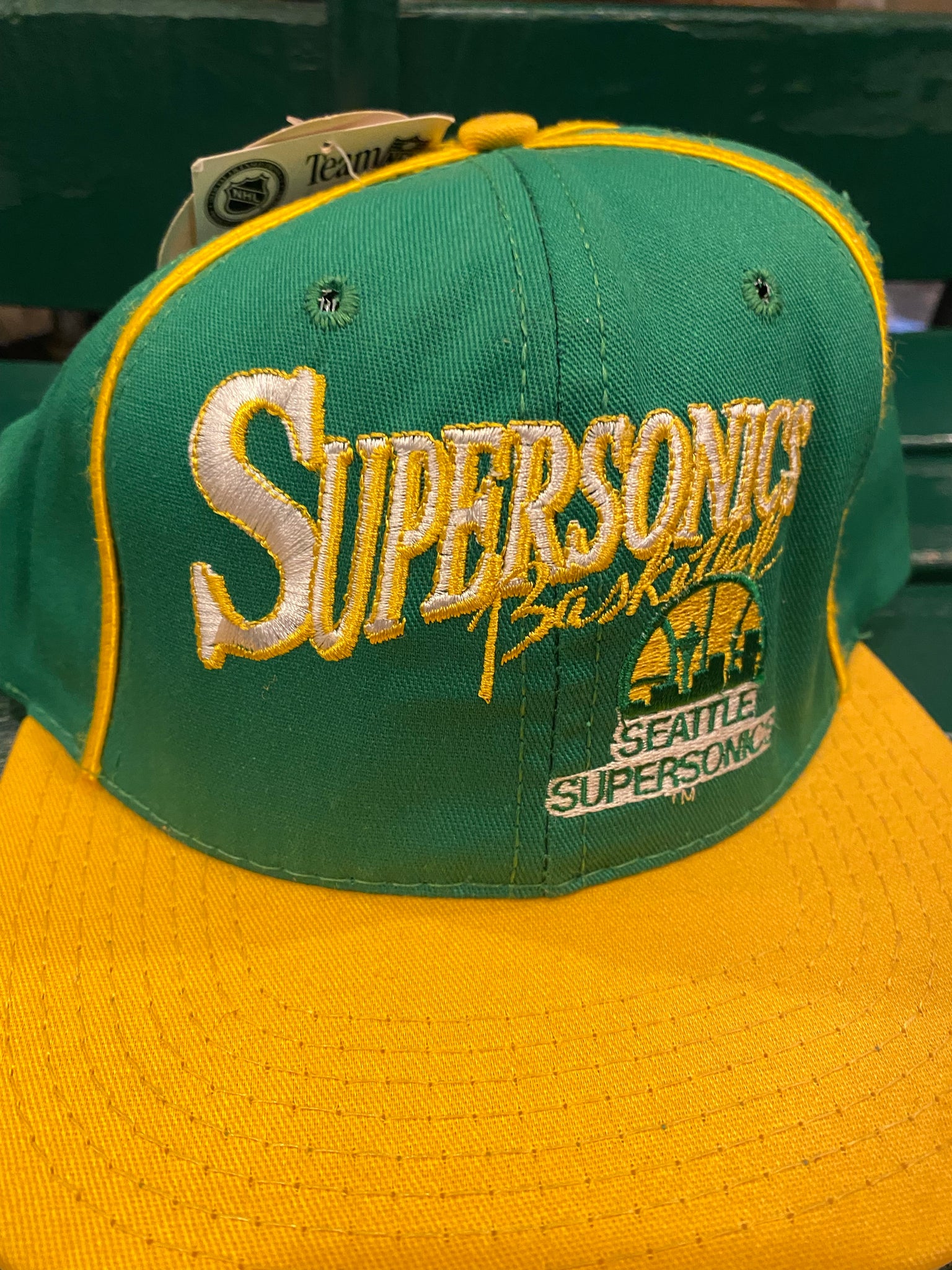 Vintage Sports Specialties Seattle SuperSonics Snapback Hat NBA