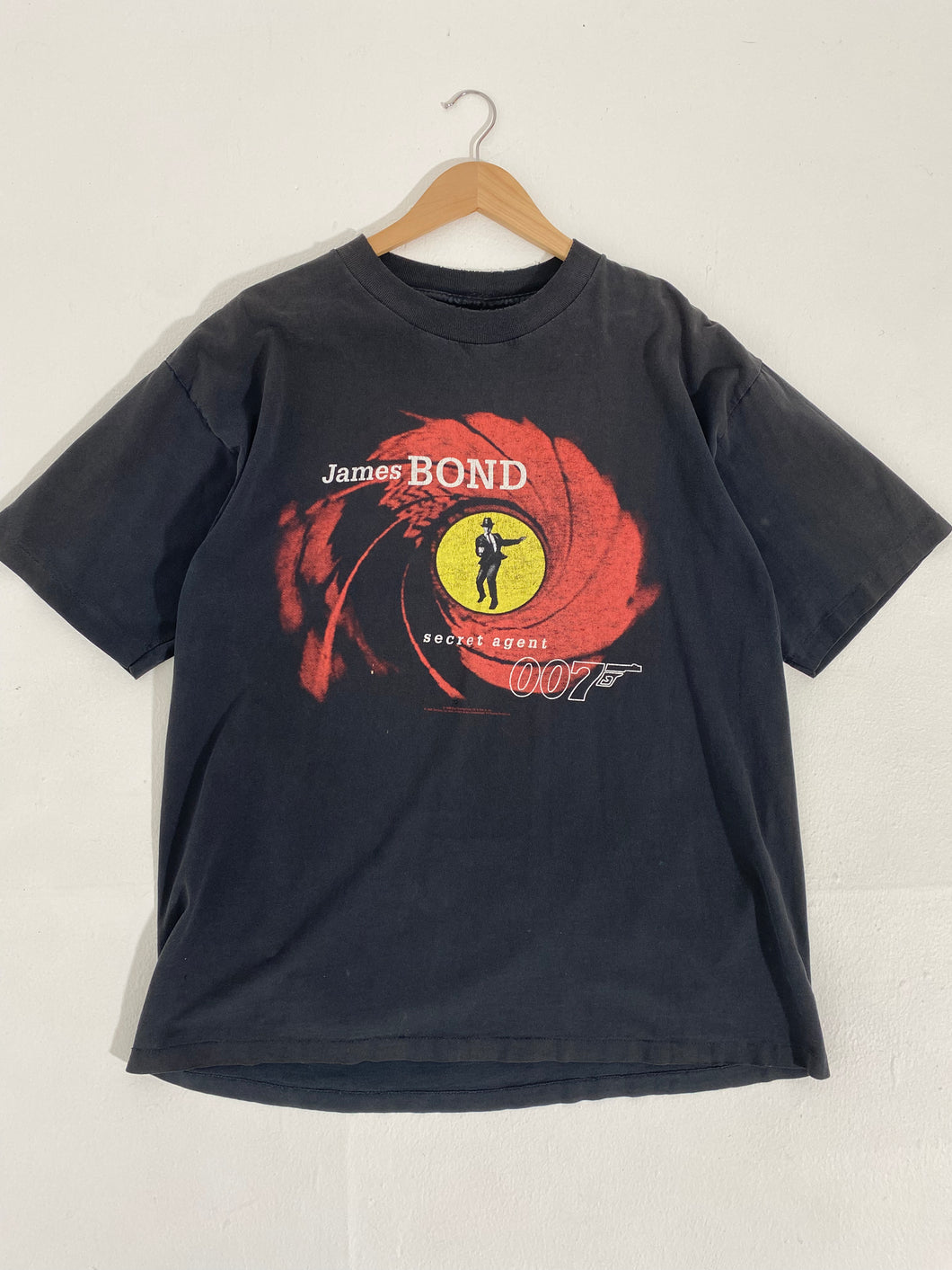 Vintage 1990's Jame Bond 007 Secret Agent T-Shirt Sz. XL
