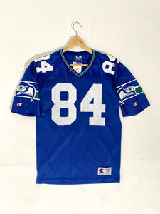 Vintage 1990's Seattle Seahawks 'Joey Galloway' Champion Jersey Sz. 44