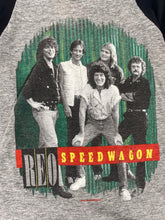 Vintage 1984-1985 REO Speedwagon "Wheels Are Tourin" Raglan Shirt Sz. L