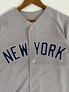 New York Yankees Matsui #55 Jersey XXL Pinstripe SEWN made by RUSSELL