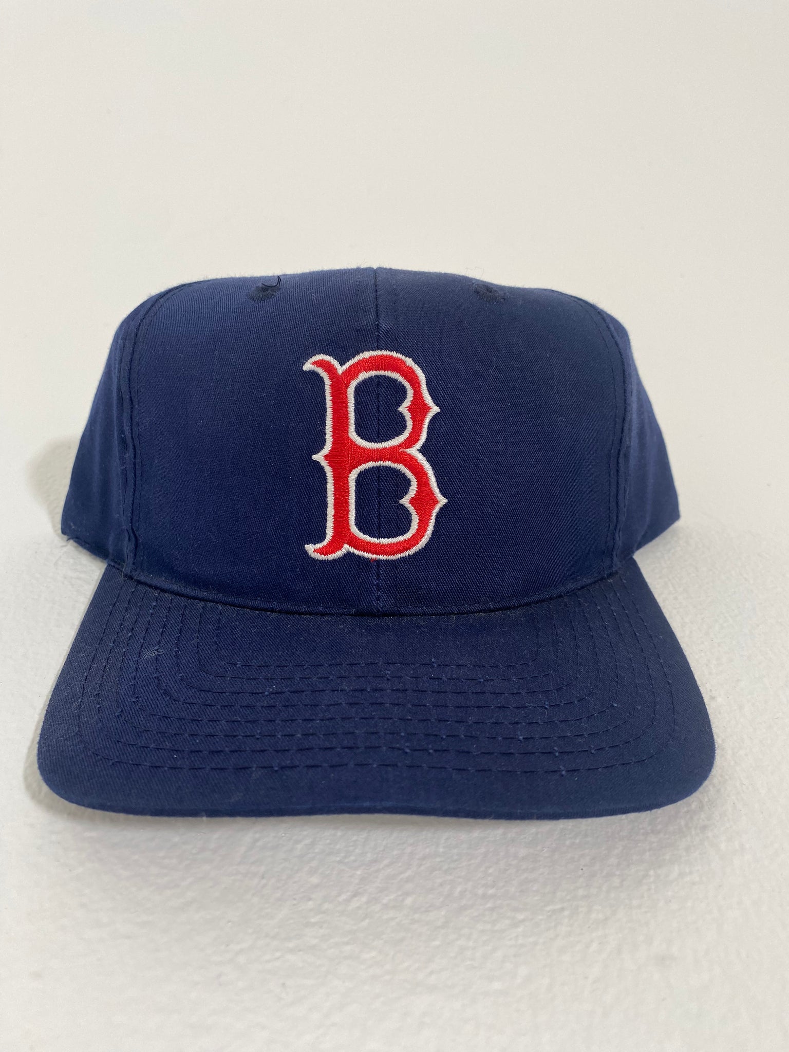Vintage Boston Red Sox Snapback Hat NWT Twill Plain Logo MLB