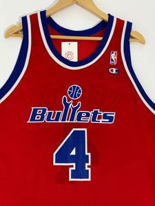 Vintage 1990's Washington Bullets 'Chris Webber' CHAMPION Jersey Sz. XL (48)