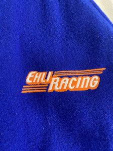 Vintage Ehli Racing "Guy" Wool & Leather Varsity Jacket Sz M