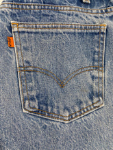 Vintage 1970's Orange Tab Levi Strauss Denim Jeans Sz. 36x34