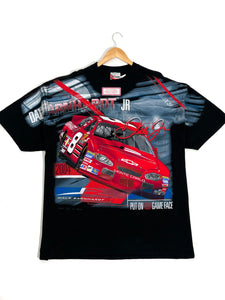 Y2K Vintage NASCAR Dale Earnhardt Jr. A.O.P. T-Shirt Sz. 2XL