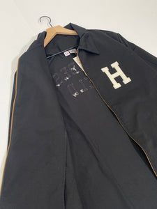 Ebbets Field Flannels "Forbes Field" Black Zip-Up Groundskeeper Jacket Sz. XL