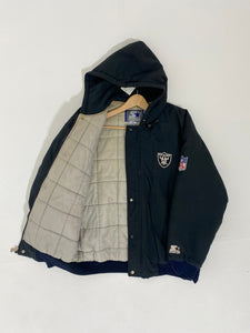 Vintage 1990's Oakland Raiders Starter Jacket Sz. L