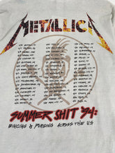 Vintage Metallica "Live Shit: Binge & Purge" 1994 Summer Tour T-Shirt Sz. L