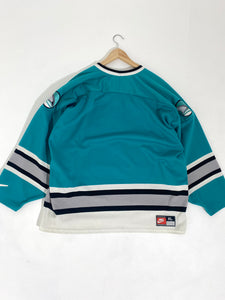 Vintage 90's San Jose Sharks Hockey Crewneck Sweatshirt XL 