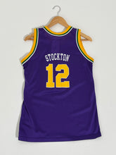 Vintage Purple Utah Jazz "John Stockton" Champion Jersey Sz. Youth XL
