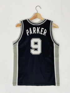 Vintage San Antonio Spurs 'Tony Parker' Champion Jersey Sz. Youth L