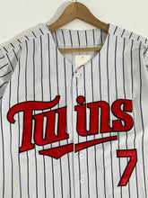 Vintage Minnesota Twins "Joe Mauer" Season Stadium 2010 Stitched Jersey Sz. L