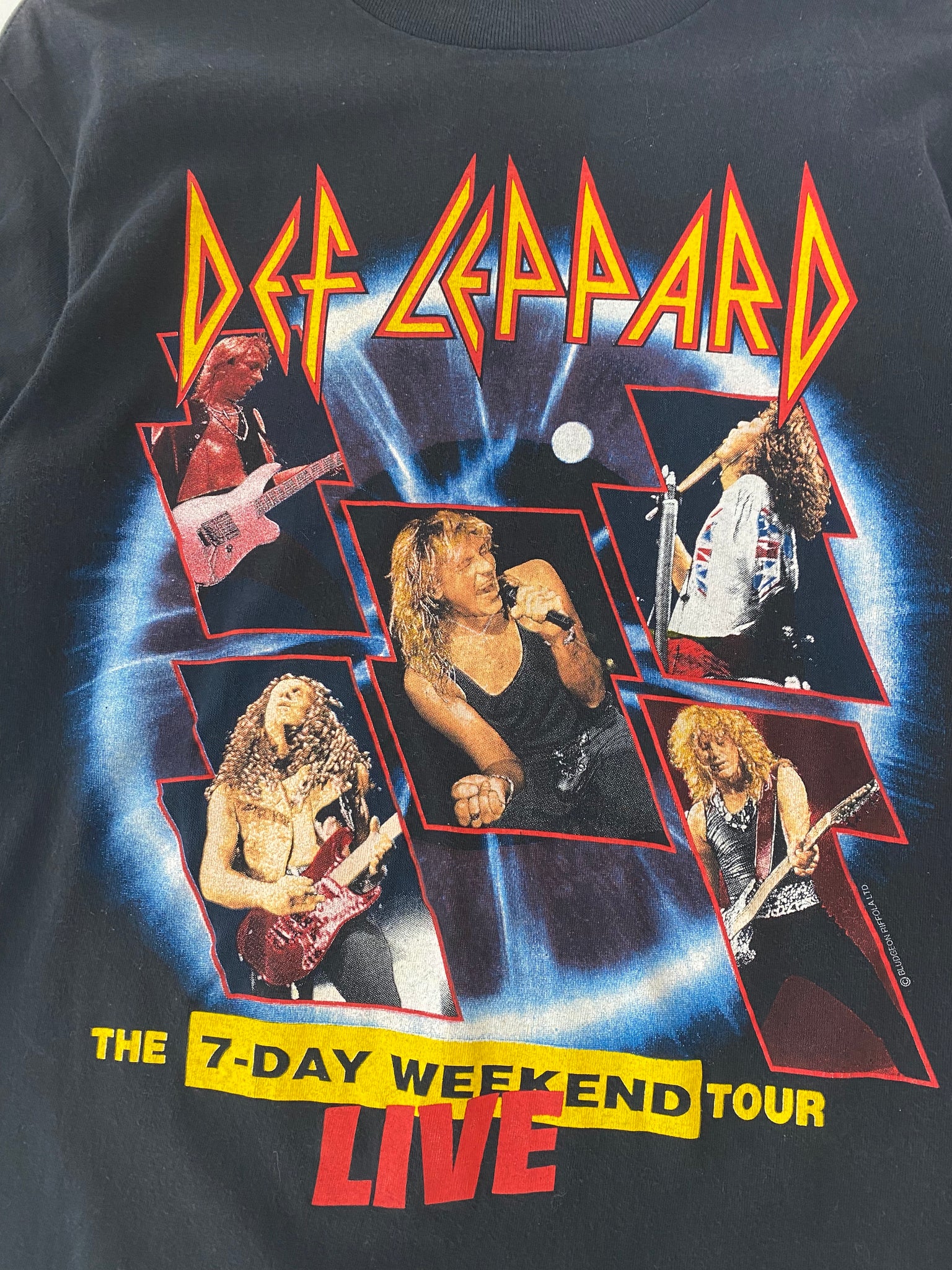 Vintage Def Leppard '1993 7-Day Weekend Tour Vintage Def Leppard '1993 7-Day Weekend Tour